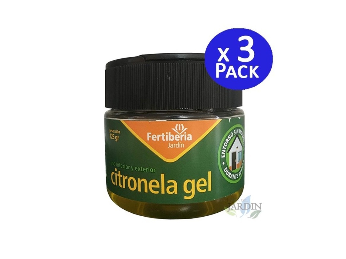 Citronela En Gel 125 Gr Producto Eficaz Contra Los Mosquitos Pack 3 SUINGA