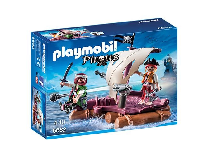 PLAYMOBIL Pirates: Balsa pirata (Edad Mínima: 4)
