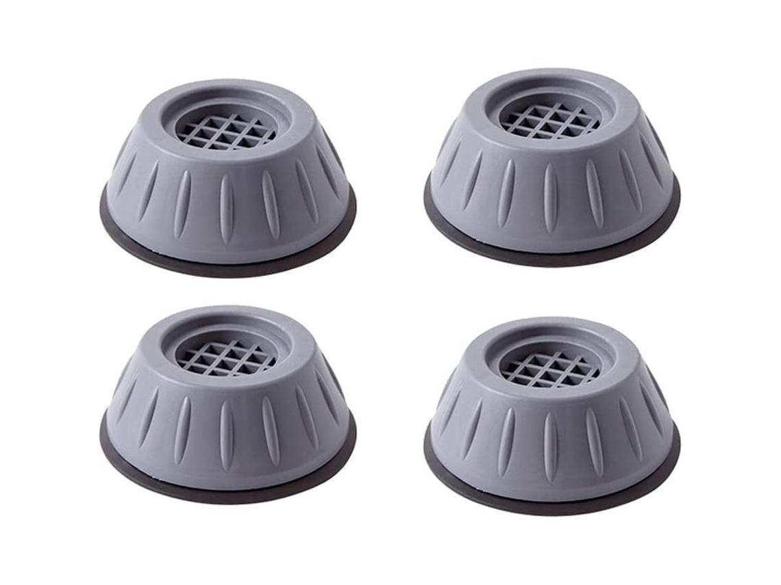 Soporte Antivibración Para Lavadora, Alfombrilla Reductora De Ruido Y Antivibración, Estabilizador (4 Unidades).