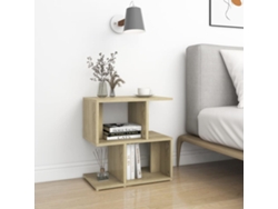Mesitas de Noche LOVELY HOME Mesinha 2 Pcs 50X30X51,5 Cm Contrap. Carvalho Sonoma