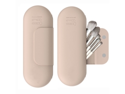 Bolsa Para Guardar Pincéis De Maquiagem, Macia E Portátil, Com Fecho Magnético (1 Unidade) Siurn
