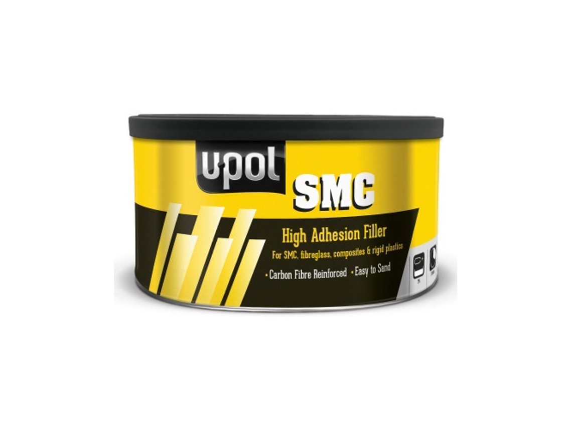 Masilla U-POL Relleno Blanca Alta Adherencia Smc Con Fibra De Carbono 2 Kg