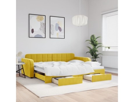 Sofá cama Soini plegable diseño 2 en 1 espuma textil metal 78 x 125 x 67 cm  - Gris claro [en.casa]