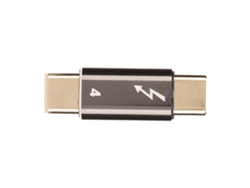Adaptador Usb-c Macho A Macho, Carga Rápida Pd De 40 Gbps Y 100 W, De Aluminio, Compatible Con 8k.