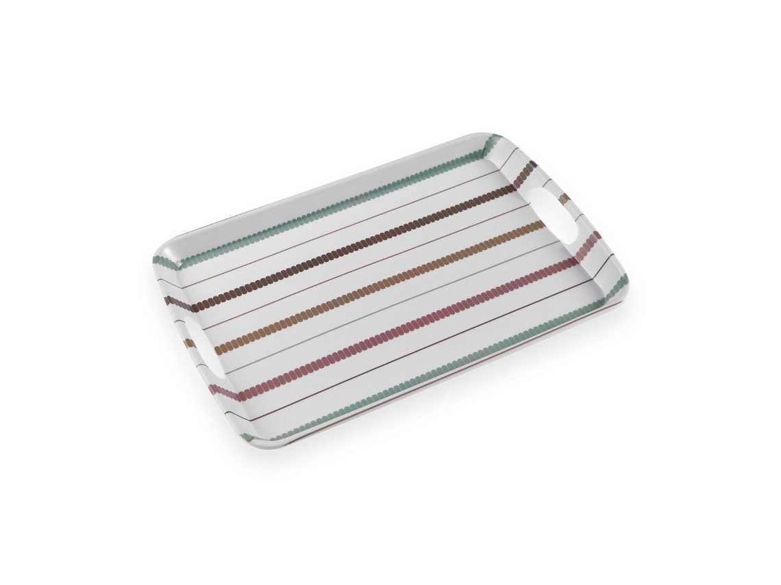 Bandeja de melamina Versa Flint de 27,4 x 2,3 x 42 cm