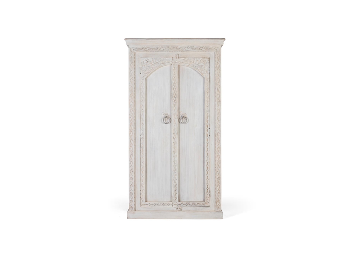 Armario Portas Feito Handmade GINER Y COLOMER Blanco (182x101X40)