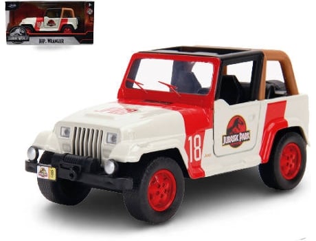 Vehículo JADA Jurassic Park Jeep Wrangler 1:32 (Edad Mínima: ‍8)
