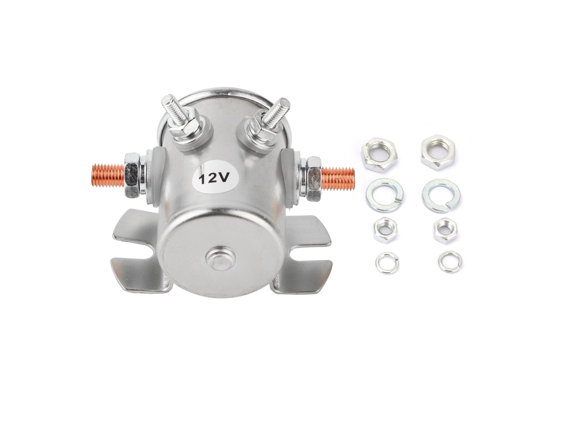Solenoid Relay De Servicio Continuo 4 Terminales 12v 24059-bp Para Carritos De Golf Winch Marino