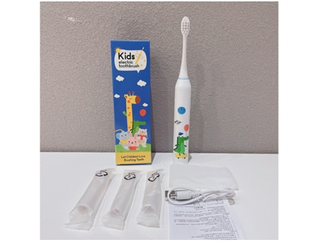 Cepillo de dientes eléctrico Cepillo de dientes rotatorio para niños HHZ Niños Ultrasonic4 Cabezales de cepillo