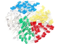 Kit Surtido De 500 Diodos Led, Bombillas Y Componentes Electrónicos.