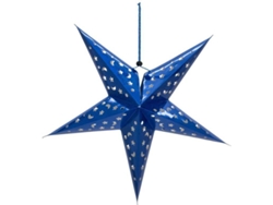 Papel Linterna Estrella EUROPALMS (Azul - 40 cm)