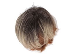 Peluca Corta Hombre De Pelo Sintético Fluffy Y Resistente Al Calor Con Red Transpirable Y Diseño Ajustable