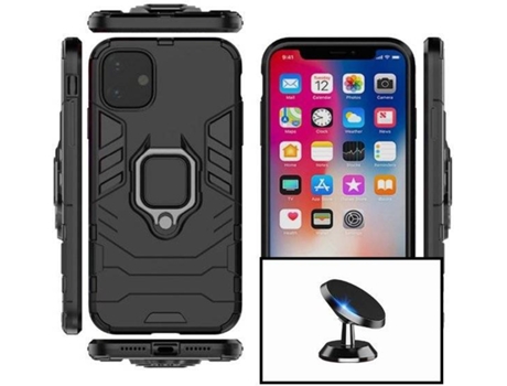 Kit Soporte Magnético y Funda Xiaomi Poco M2 Pro Negro