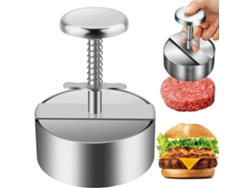 Prensa De Hamburguesa Chrui 10 Cm Con Muelle Para Barbacoa Casera