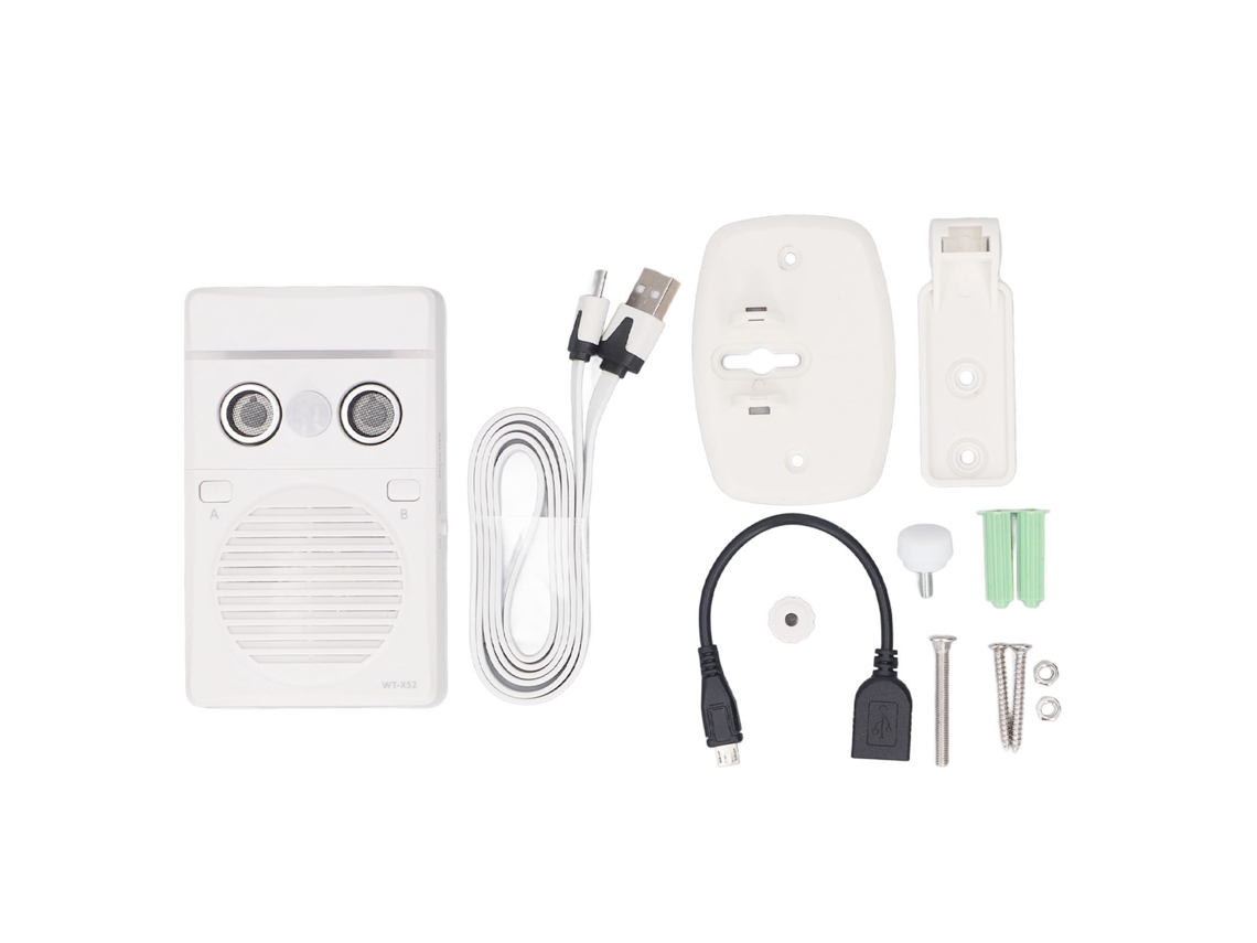 Alarma Sonora Portátil Para Tiendas Con Sensor De Movimiento Infrarrojo Y Radar Para Señales De Entrada Y Bienvenida.