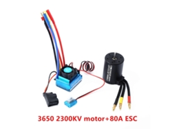 Motor Sin Escobillas 3650 2300kv Con Esc De 80a Para Coches Y Barcos Teledirigidos Hsp Hpi Wltoys A Escala 1:8/1:10.