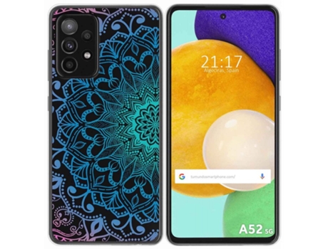 Carcasa Samsung Galaxy A52 / A52 5G / A52s 5G TUMUNDOSMARTPHONE Dibujos Transparente Multicolor