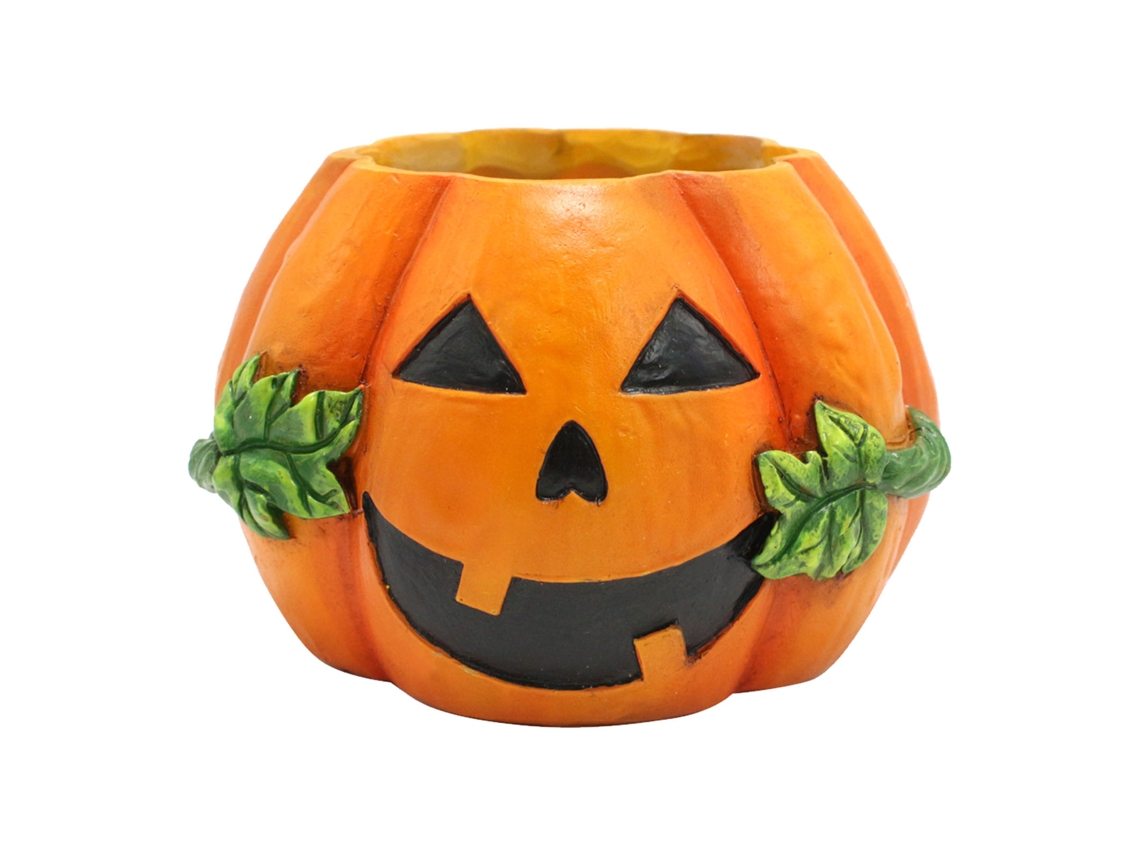 Maceta De Resina Con Forma De Calabaza Para Suculentas, Decoración De Halloween, Hogar, Oficina.