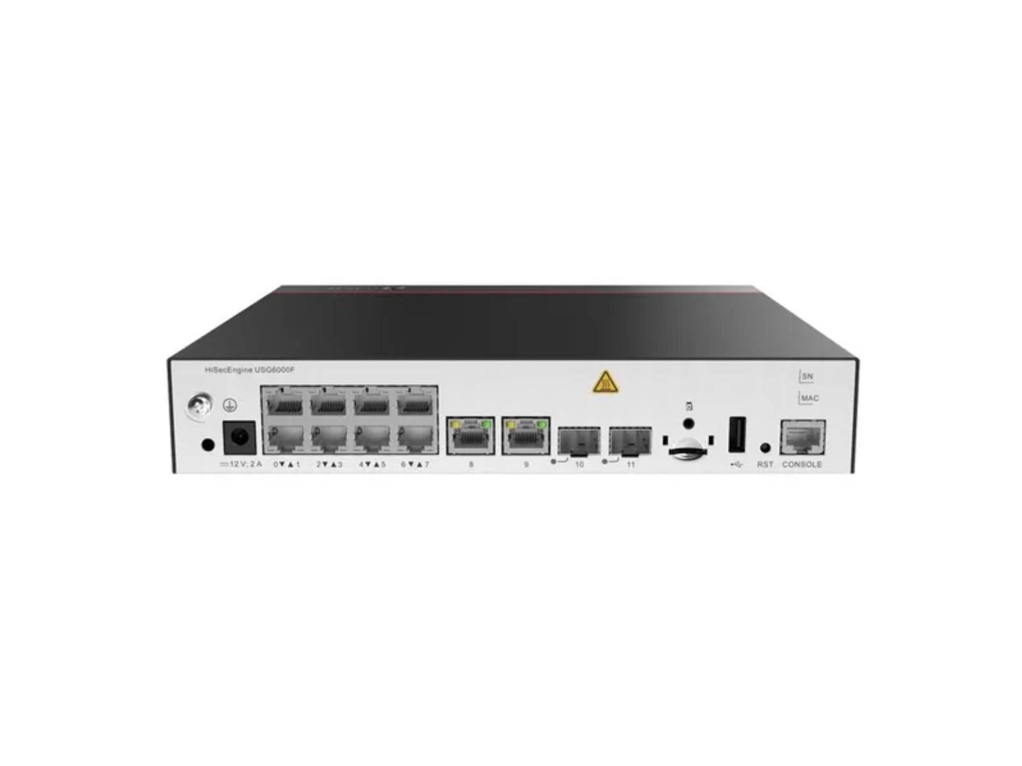 Puerta de enlace Huawei Usg6510f D Ac 10x GE RJ45 2x GE SFP