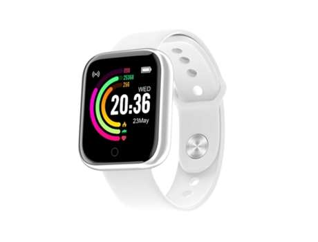 EKO Reloj conectado IP67 Waterproof 4.0 con sensor de frecuencia cardiaca Blanco
