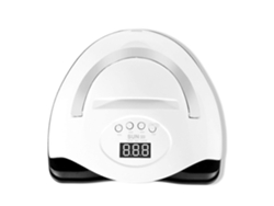 Lámpara de uñas de 160 W, secador de esmalte en gel, 4 temporizadores y asa portátil para curar uñas de manos y pies. Ly Ebike