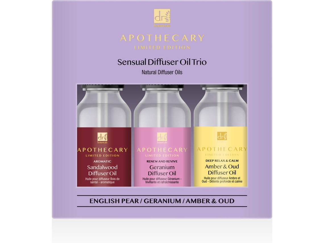 Aceite para Difusor DR BOTANICALS Uplifting And Energising Trio