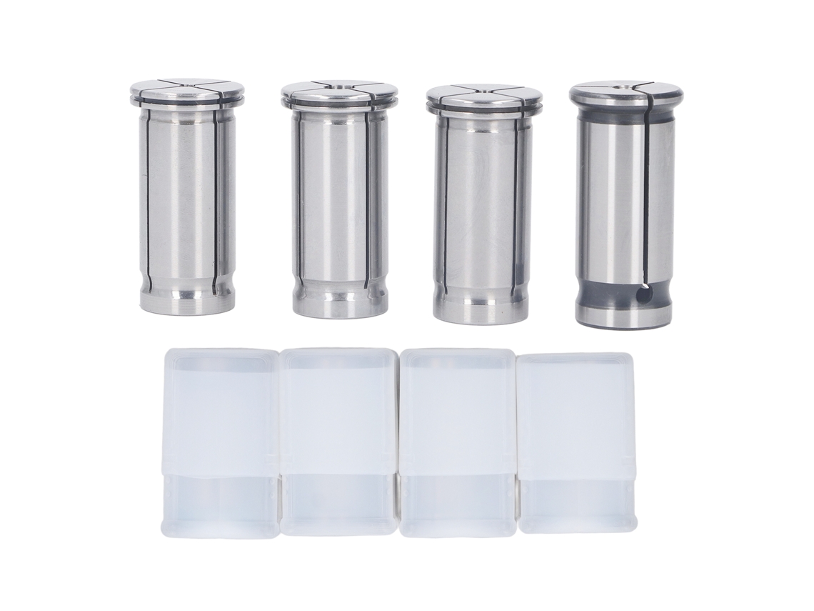 Mandril De Sujeción Para Lijadora De Acero Al Carbono Serie C25, 4 Piezas, Con 4 Mordazas De 4/5/6/8 Mm