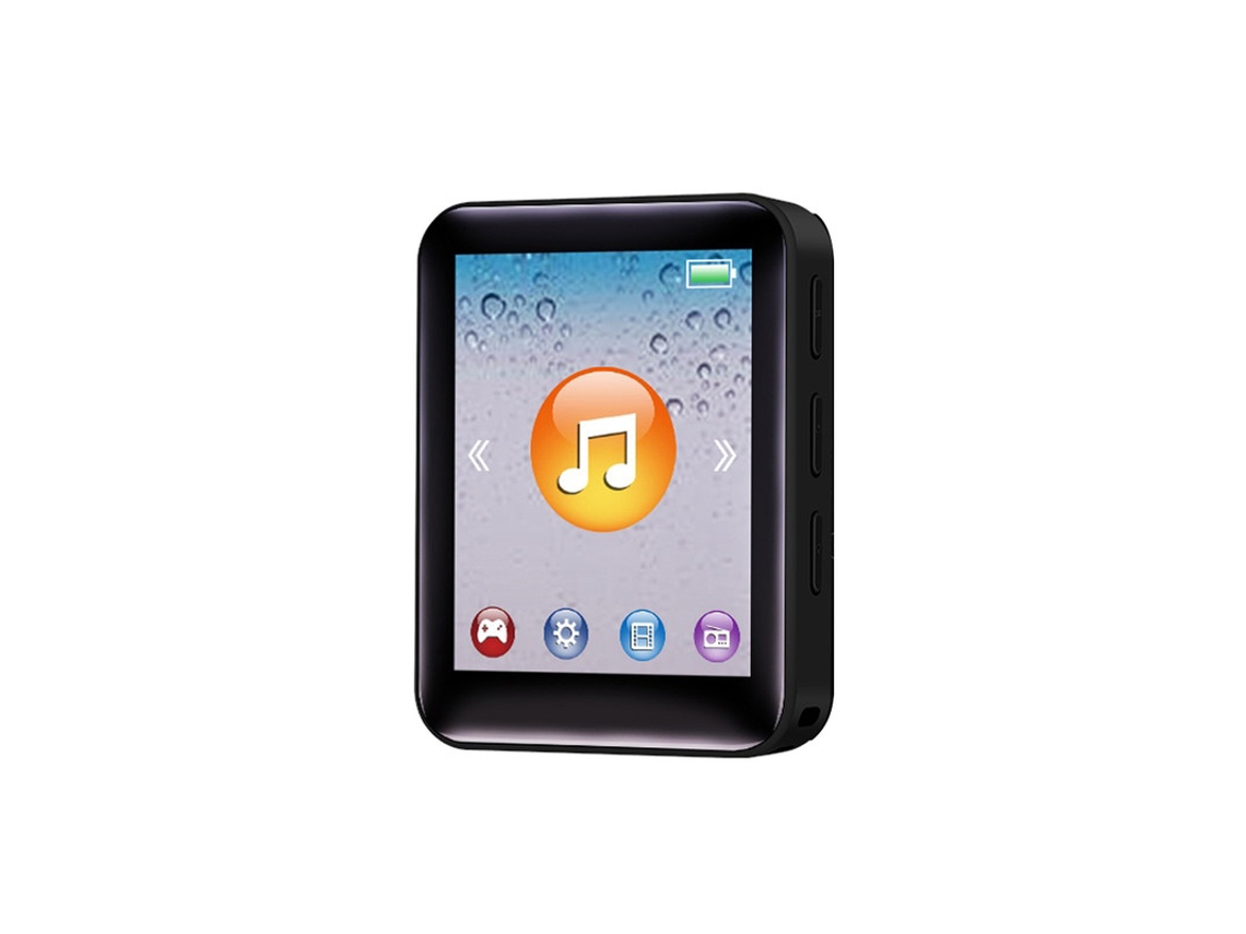 MP3 YIZHOOD (16G) 2.0 pulgadas Pantalla completa Bluetooth diccionario metal Reducción de ruido negro