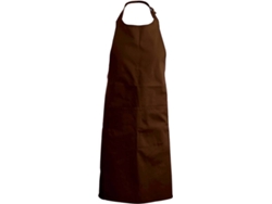 Delantal KARIBAN con Bolsillo (Marrón - Algodón - 90 x 31.5 cm)