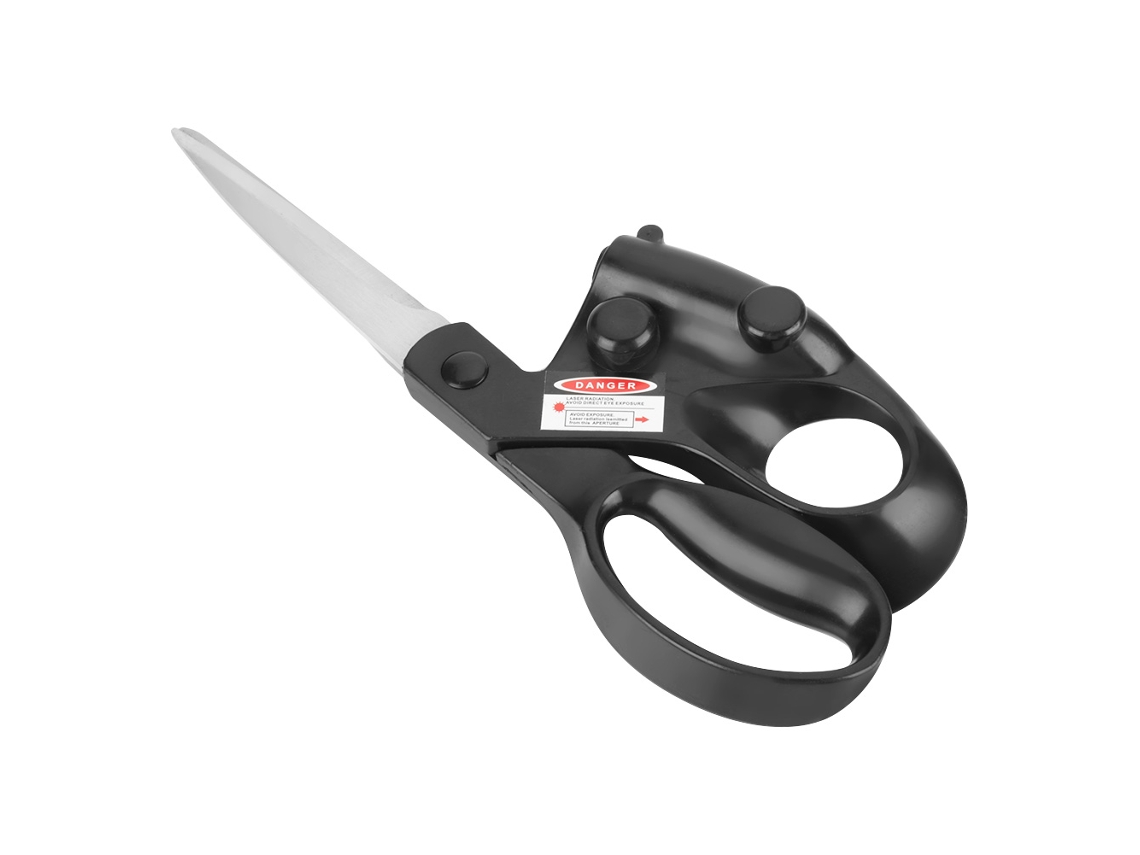 Tijeras De Costura Profesionales Con Guía Láser Para Cortes Rectos Rápidos En Telas Y Manualidades.