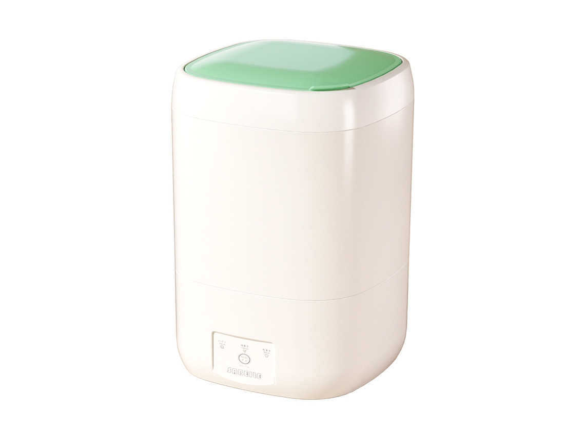 (verde) Lavadora De 4l, Función De Luz Azul, Combinación De Lavadora Y Secadora Automática