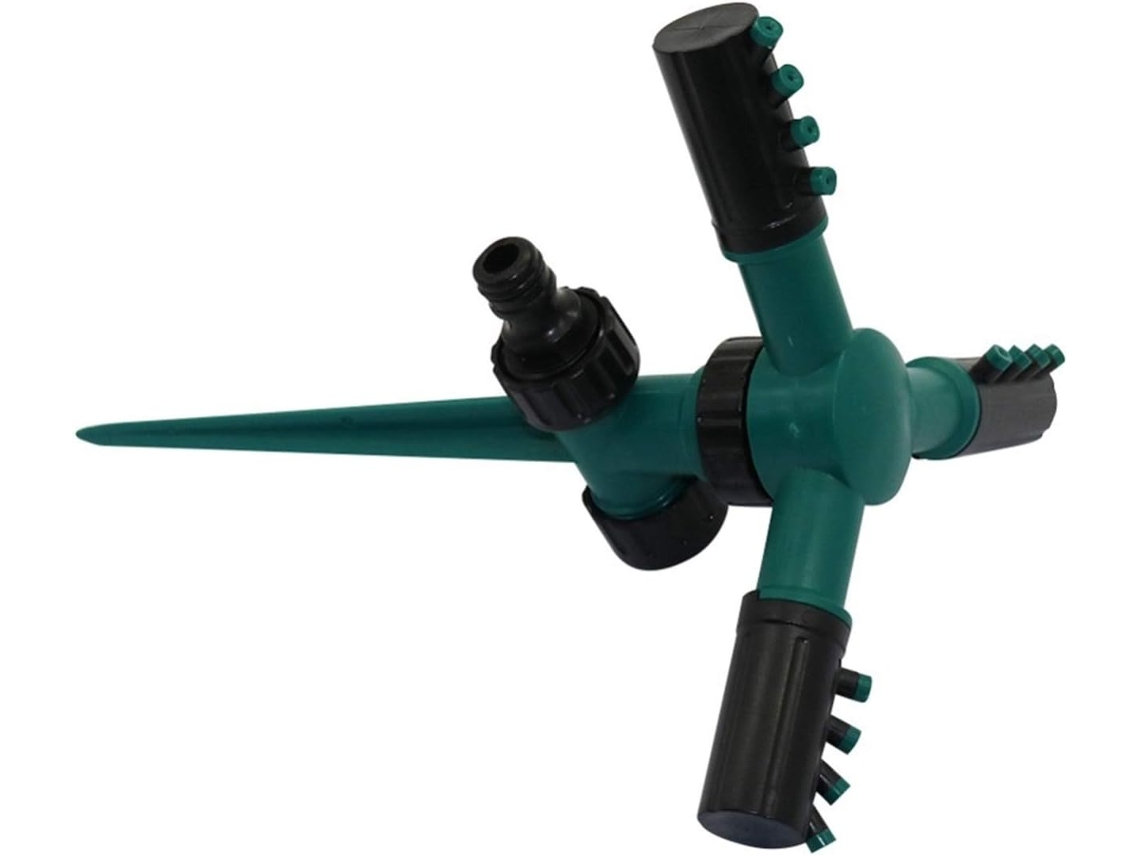 Aspersor Para Manguera De Jardín Giratorio 360° Con Pistón Tierra