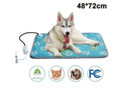 Rebe-manta Calefactora Eléctrica Para Mascotas Con Temporizador Y Protección Contra Sobrecalentamiento Ideal Para Perros Y Gatos 48x72cm