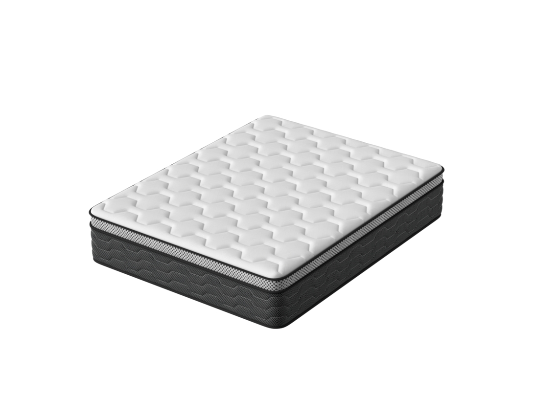 Colchón Ressorts 140x190 Cm, Confort, 7 Zones Ergonomique,25 Cm D'épaisseur