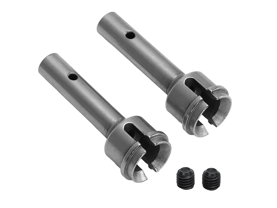 Eje De Rueda Trasera De Acero Para Coche Rc Arrma 6s, Modelo A Escala 1/7, Accesorio De Repuesto, Color Plata.