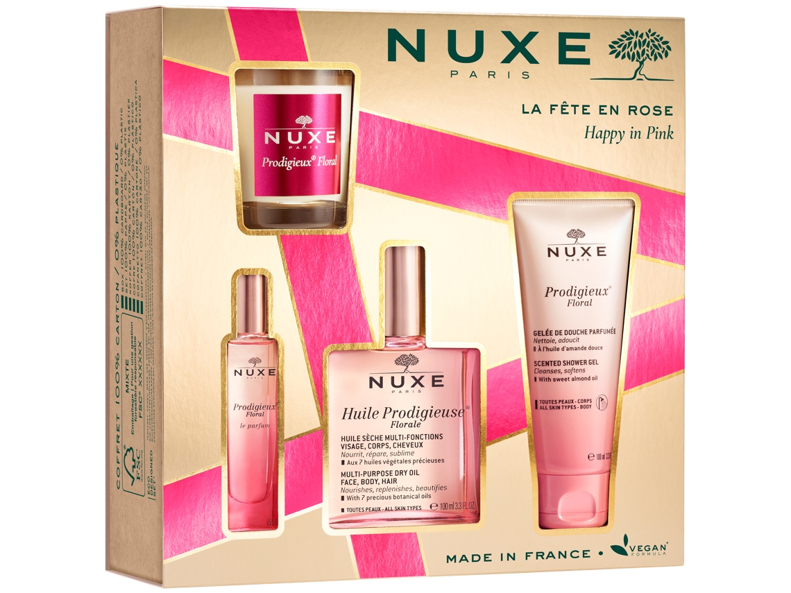 Coffret Happy In Pink 4 Piezas NUXE