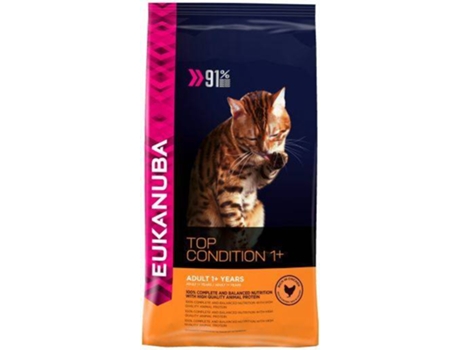Pienso para Gatos EUKANUBA (2 Kg - Seco - Adulto - Sabor: Pollo y Hígado)
