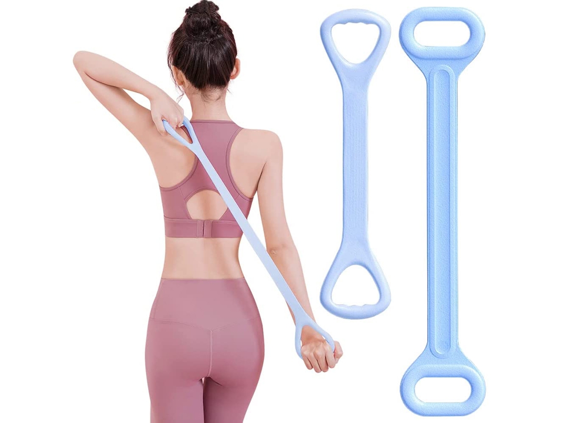 2026-2 Piezas Banda De Resistencia Fitness Para Entrenamiento De Brazos Espalda, Cuerdas Elásticas Para Yoga Estiramiento, Equipo De Ejercicio Hombros