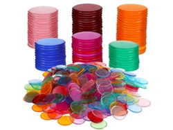 400 Fichas Redondas De Bingo, Marcadores De Cartón A Juego, Accesorios Para Contar.