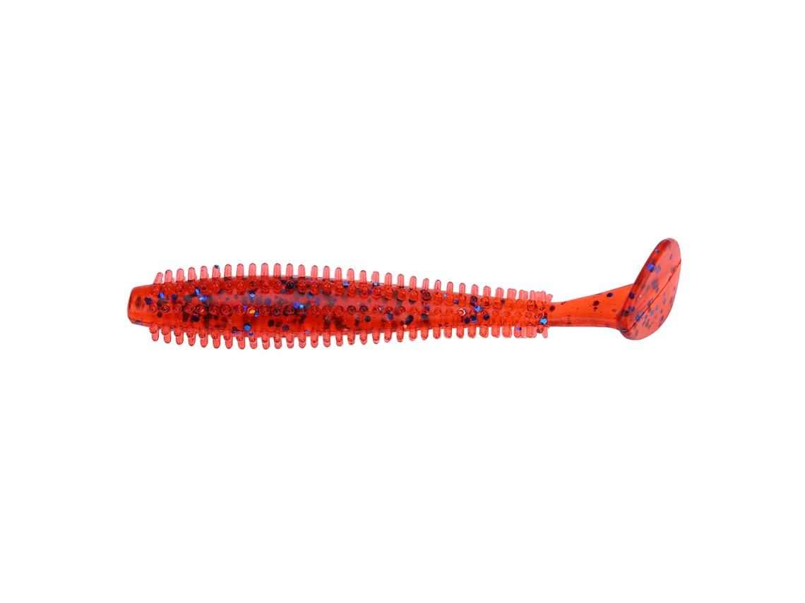 5 Piezas De Señuelos Gusano Crimson Soft T Tail Grub De 9 Cm Y 4 G, Realistas, Aumentan La Tasa De Captura