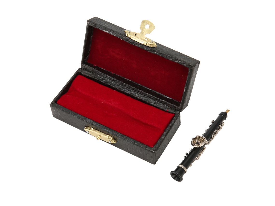 Broche de oboe en miniatura para amantes de la música