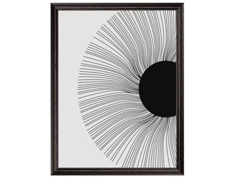 Marco De Fotos Ilo Marco De Madera Tamaño 30X40 Cm Negro Con Vidrio Artificial MY PERFECT DESIGN