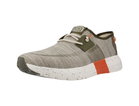Zapatos de Hombre para Deporte HEY DUDE Sirocco Mode Tecido Gris (45)
