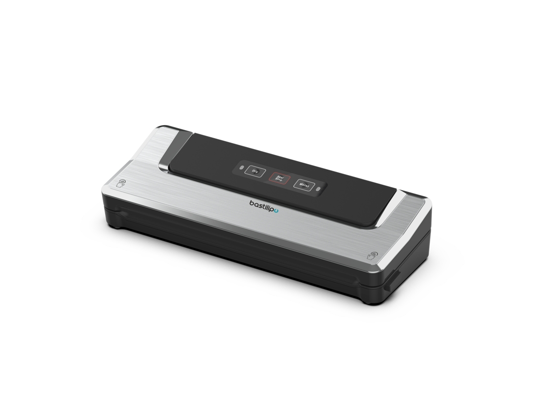 BASTILIPO - Envasadora de vacio, 50 KPa, 140W, color negro/silver, EV50-N
