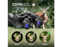 Binoculares militares con zoom de alta potencia de 30x50 para adultos, visión nocturna con poca luz, impermeables a diario y prisma Ushion.