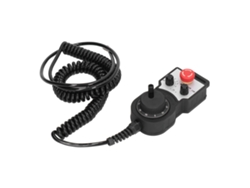Controlador CNC con volante reiniciable.