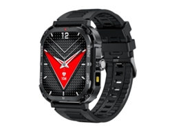 (black + Black Silicón)2.1 "bluetooth Llamada Reloj Inteligente Con Soporte De Oxígeno De Sangre/frecuencia Cardíaca