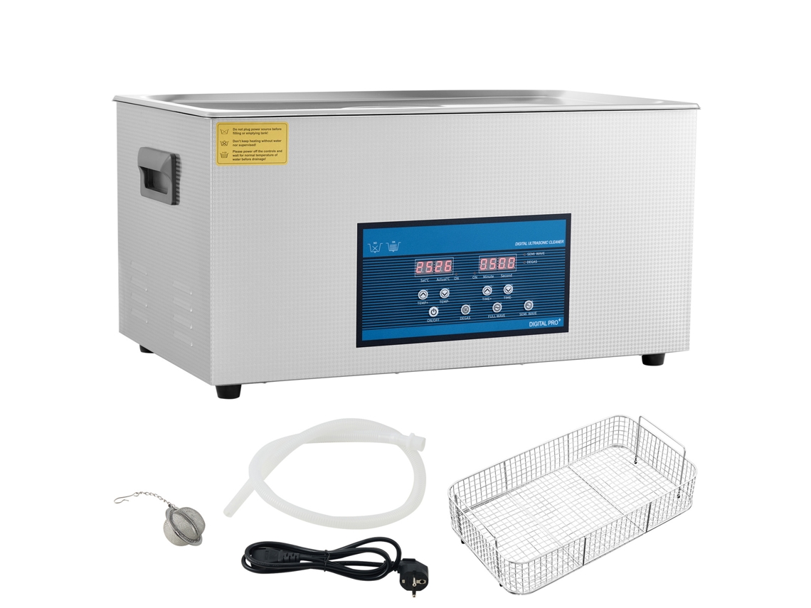 Limpiador ultrasónico de doble frecuencia Succebuy de 22 L con calentador para joyería