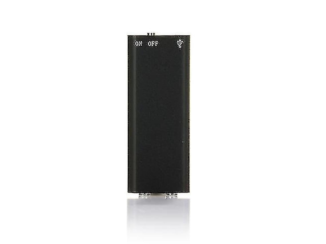 Mini USB Pen Grabadora de Audio Digital Activada por Voz con Reproductor Mp3 Grabación de 192 Kbps-4Gbnegro YEMAESRE