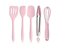 Juego de utensilios de cocina, espátula integrada, clip para alimentos, batidor de huevos NEVEANCE
